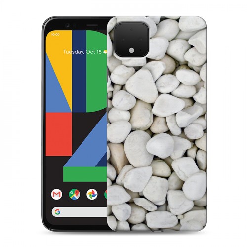 Дизайнерский пластиковый чехол для Google Pixel 4 Текстура камня