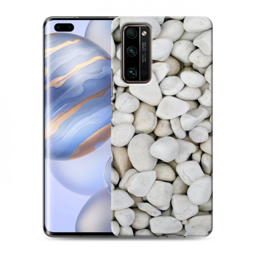 Дизайнерский силиконовый чехол для Huawei Honor 30 Pro Текстура камня