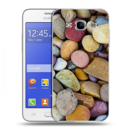 Дизайнерский пластиковый чехол для Samsung Galaxy J7 Текстура камня