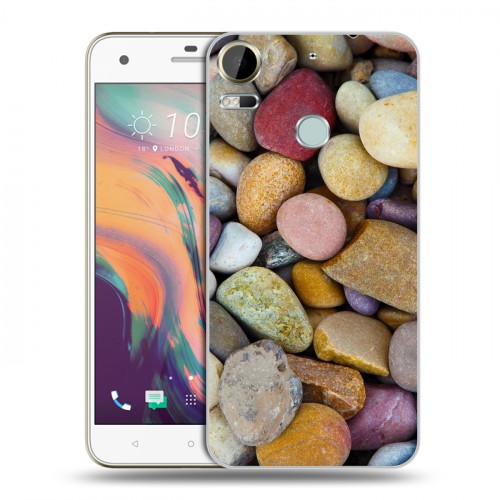 Дизайнерский пластиковый чехол для HTC Desire 10 Pro Текстура камня