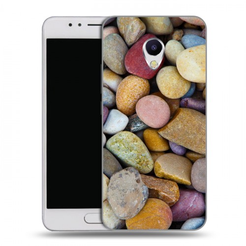 Дизайнерский силиконовый чехол для Meizu M5s Текстура камня