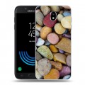 Дизайнерский пластиковый чехол для Samsung Galaxy J5 (2017) Текстура камня