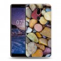 Дизайнерский пластиковый чехол для Nokia 7 Plus Текстура камня