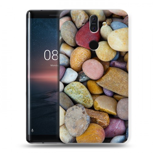 Дизайнерский пластиковый чехол для Nokia 8 Sirocco Текстура камня