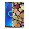 Дизайнерский силиконовый чехол для Alcatel 5V Текстура камня