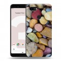 Дизайнерский пластиковый чехол для Google Pixel 3 Текстура камня