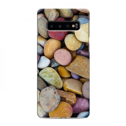 Дизайнерский силиконовый чехол для Samsung Galaxy S10 Текстура камня