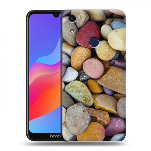 Дизайнерский пластиковый чехол для Huawei Honor 8A Текстура камня