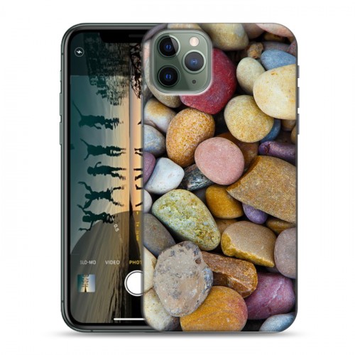 Дизайнерский пластиковый чехол для Iphone 11 Pro Max Текстура камня