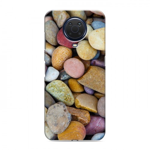 Дизайнерский силиконовый с усиленными углами чехол для Nokia G20 Текстура камня