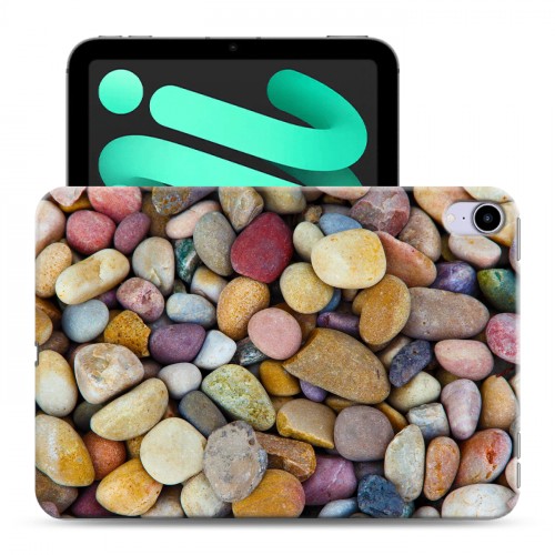 Дизайнерский силиконовый с усиленными углами чехол для Ipad Mini (2021) Текстура камня