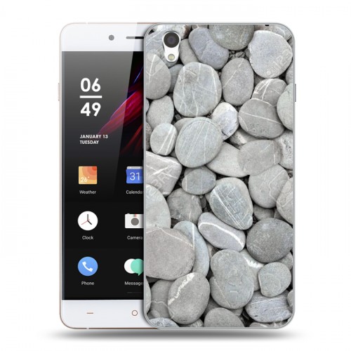 Дизайнерский пластиковый чехол для OnePlus X Текстура камня