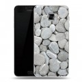 Дизайнерский силиконовый чехол для Samsung Galaxy C5 Текстура камня