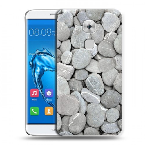 Дизайнерский пластиковый чехол для Huawei Nova Plus Текстура камня