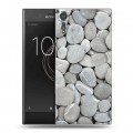 Дизайнерский пластиковый чехол для Sony Xperia XZs Текстура камня