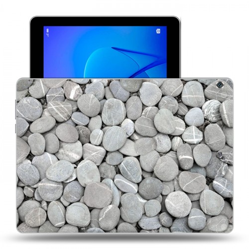 Дизайнерский силиконовый чехол для Huawei MediaPad M3 Lite 10 Текстура камня