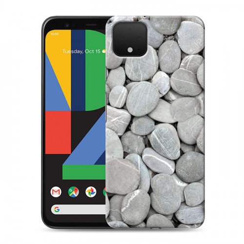 Дизайнерский пластиковый чехол для Google Pixel 4 Текстура камня