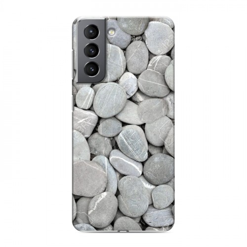 Дизайнерский пластиковый чехол для Samsung Galaxy S21 Текстура камня