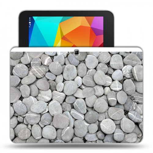 Дизайнерский силиконовый чехол для Samsung Galaxy Tab 4 10.1 Текстура камня