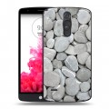 Дизайнерский пластиковый чехол для LG G3 Stylus Текстура камня