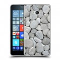 Дизайнерский пластиковый чехол для Microsoft Lumia 640 Текстура камня