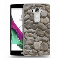Дизайнерский пластиковый чехол для LG G4 S Текстура камня
