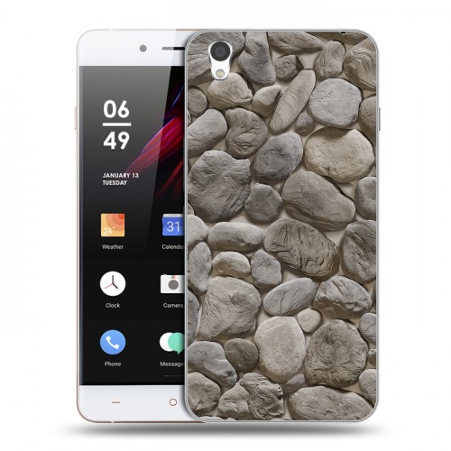 Дизайнерский пластиковый чехол для OnePlus X Текстура камня