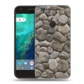 Дизайнерский пластиковый чехол для Google Pixel Текстура камня