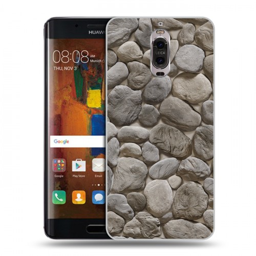 Дизайнерский пластиковый чехол для Huawei Mate 9 Pro Текстура камня
