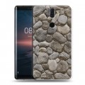 Дизайнерский силиконовый чехол для Nokia 8 Sirocco Текстура камня