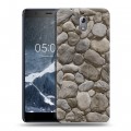 Дизайнерский силиконовый чехол для Nokia 3.1 Текстура камня