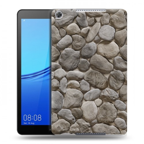 Дизайнерский силиконовый чехол для Huawei MediaPad M5 lite 8 Текстура камня