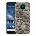 Дизайнерский силиконовый чехол для Nokia 8.3 Текстура камня