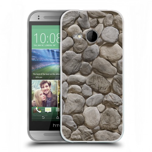 Дизайнерский пластиковый чехол для HTC One mini 2 Текстура камня