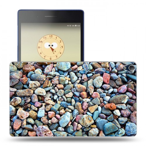 Дизайнерский силиконовый чехол для Lenovo Tab 3 8 Plus Текстура камня
