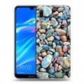 Дизайнерский пластиковый чехол для Huawei Y6 (2019) Текстура камня