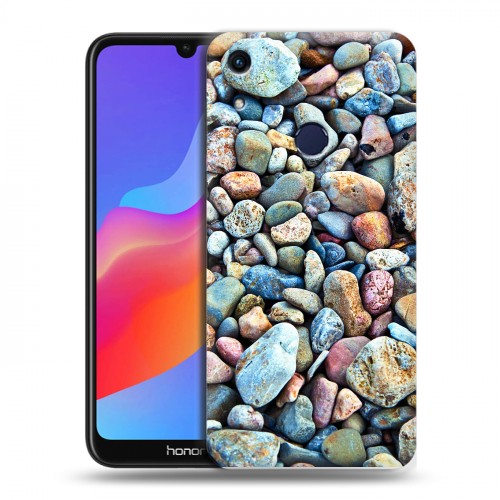 Дизайнерский пластиковый чехол для Huawei Honor 8A Текстура камня