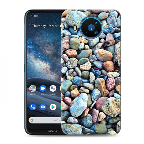 Дизайнерский силиконовый чехол для Nokia 8.3 Текстура камня