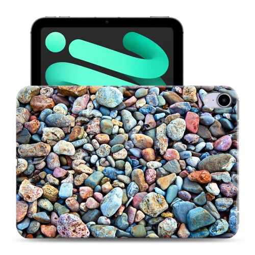 Дизайнерский силиконовый с усиленными углами чехол для Ipad Mini (2021) Текстура камня