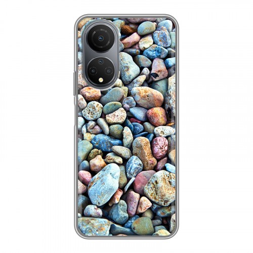 Дизайнерский пластиковый чехол для Huawei Honor X7 Текстура камня