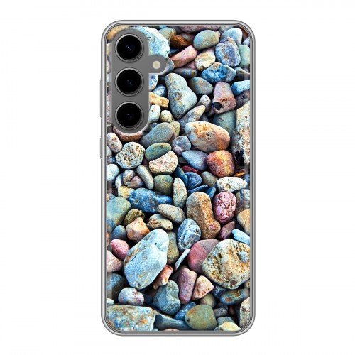 Дизайнерский силиконовый чехол для Samsung Galaxy S24 Plus Текстура камня