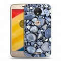 Дизайнерский силиконовый чехол для Motorola Moto C Текстура камня