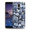 Дизайнерский пластиковый чехол для Nokia 7 Plus Текстура камня