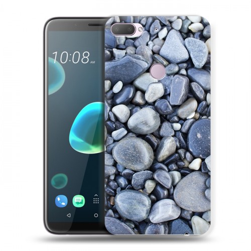Дизайнерский пластиковый чехол для HTC Desire 12 Plus Текстура камня