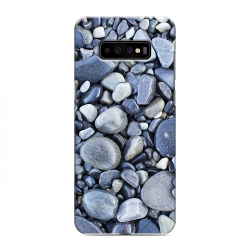 Дизайнерский пластиковый чехол для Samsung Galaxy S10 Plus Текстура камня