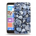 Дизайнерский пластиковый чехол для Nokia Lumia 1320 Текстура камня