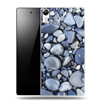 Дизайнерский силиконовый чехол для Lenovo Vibe Shot Текстура камня (на заказ)