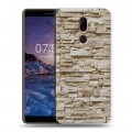 Дизайнерский пластиковый чехол для Nokia 7 Plus Текстура камня