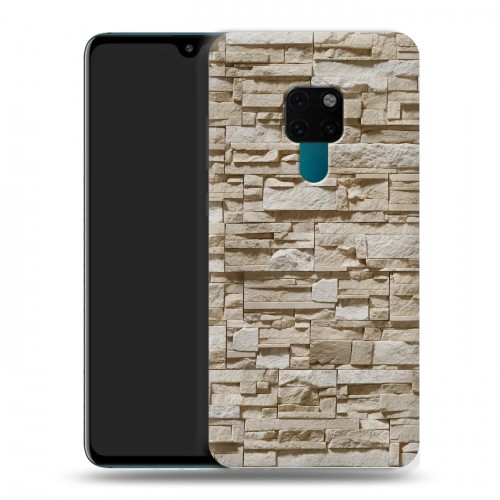 Дизайнерский пластиковый чехол для Huawei Mate 20 Текстура камня