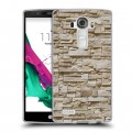 Дизайнерский пластиковый чехол для LG G4 Текстура камня